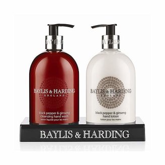 Baylis & Harding Black Pepper & Ginseng Hand Wash & Lotion Set