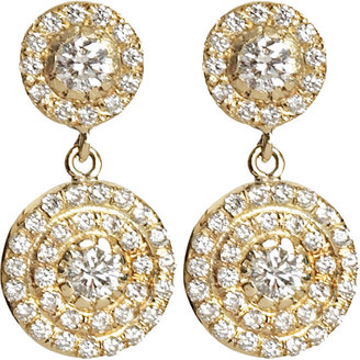 Ileana Makri Double Solitare Diamond Earrings