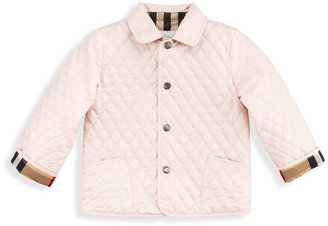 Burberry Quilted Nylon Jacket, Ice Pink, 2T-3T