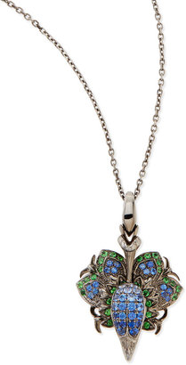 Stephen Webster 18K Pride Pendant Necklace with Diamonds, Sapphires, and Tsavorite
