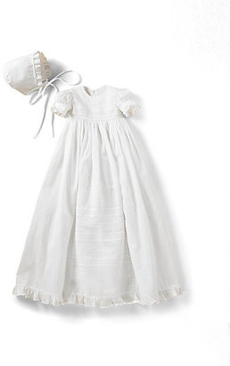 Kissy Kissy Infant's Two-Piece Christening Gown & Bonnet Set