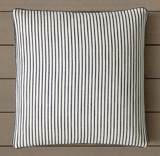 Restoration Hardware Perennials® Portofino Ticking Stripe Outdoor Pillow Covers - Navy