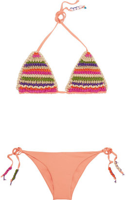 Emamo Crocheted triangle bikini