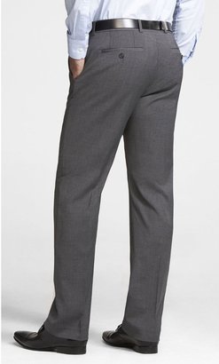Express Modern Producer Stretch Wool Blend Gray Suit Pant