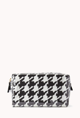Forever 21 Houndstooth Cosmetic Case
