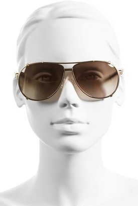 Christian Dior 'Chicago 2 Strass' 63mm Aviator Sunglasses