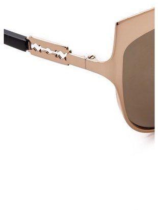 McQ Metal Cat Eye Sunglasses
