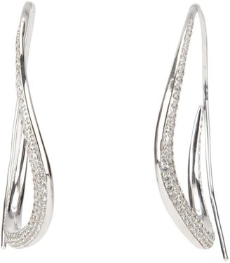 Tom Binns crystal embellished hoop earrings