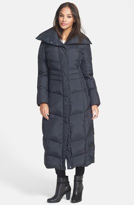 Cole Haan Oversize Collar Long Down & Feather Coat