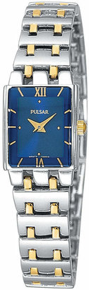Pulsar Watch, Women's Two Tone Stainless Steel Bracelet PEG363