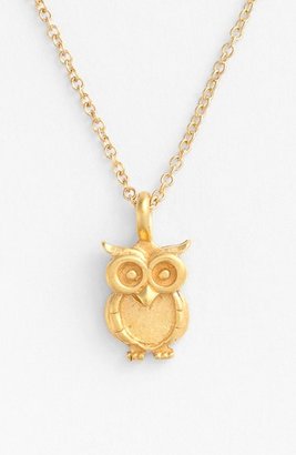 Dogeared 'Reminder - Wisdom' Boxed Owl Pendant Necklace