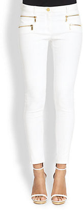 Michael Kors Zipper-Detail Skinny Jeans