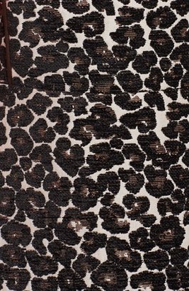 Nordstrom FELICITY & COCO Cutout Back Leopard Jacquard Minidress Exclusive)