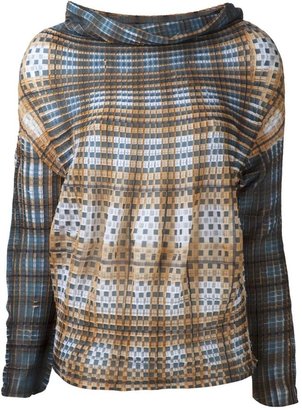 Issey Miyake pleated blouse