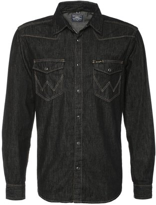 Wrangler CLASSIC WESTERN Shirt black indigo