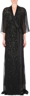 Roberto Cavalli Embellished Silk Kimono Gown - for Women