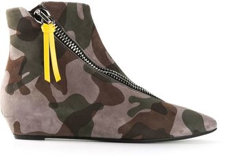 Giuseppe Zanotti camouflage ankle boots
