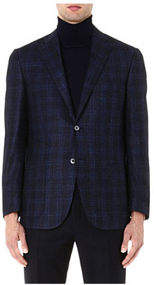 Corneliani Checked wool-blend jacket