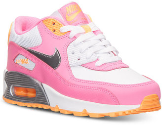 Nike Girls' Air Max 90 Running Sneakers from Finish Line