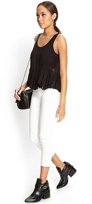 Forever 21 Tiered Ruffle Woven Top