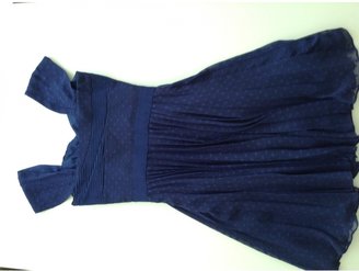 Reiss Blue Polyester Dress