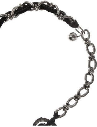 Lanvin Floral crystal necklace
