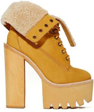Nasty Gal In Charge Platform Boot