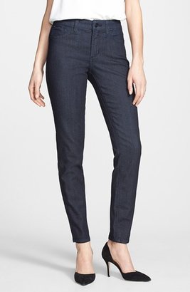 NYDJ 'Ami' Tonal Stitch Stretch Skinny Jeans (Dark Enzyme) (Regular & Petite)