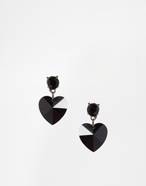 Swarovski Krystal Heart Earrings