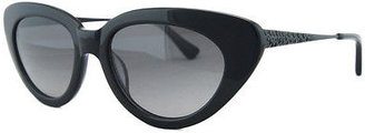 Vera Wang INDRA BLACK Black Cateye Embellished Sunglasses