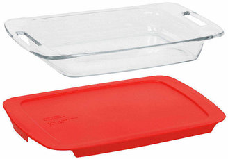 Pyrex Easy Grab 3-qt. Baking Dish with Red Plastic Cover