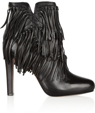 Jean-Michel Cazabat Jean Michel Cazabat Pepe fringed leather ankle boots