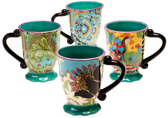 Tracy Porter POETIC WANDERLUST For Poetic Wanderlust ® 'Rose Boheme' Coffee Mugs (Set of 4)