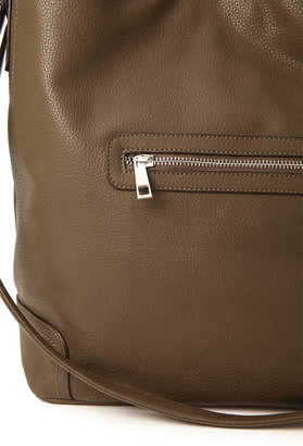Forever 21 pebbled faux leather shoulder bag