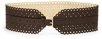 Kate Spade Perforated Leather Corset Belt