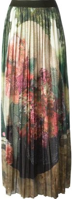 Antonio Marras pleated floral print skirt
