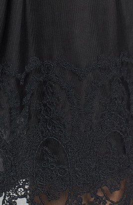 Volcom 'Ace' Lace & Mesh Detail Shift Dress