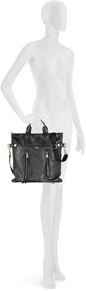 Hogan Black Leather Trend Medium Bag