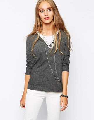 Zadig & Voltaire and Voltaire Jumper with Open V Neck
