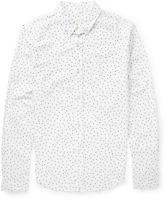 Band Of Outsiders Slim-Fit Printed Oxford Cotton Shirt