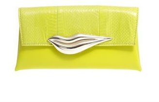 Diane von Furstenberg CLUTCH BAGS FLIRTY ENVLP CLUTC Bright Green