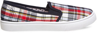 Wet Seal Plaid Slip-On Shoes