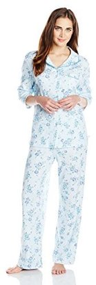 Karen Neuburger Women's Pretty Please Long Sleeved Girlfriend Pajama Set