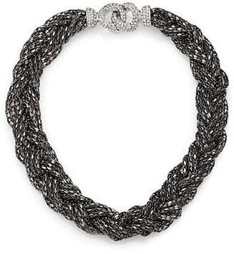 ABS by Allen Schwartz Smoke and Mirrors Braided Chain Necklace