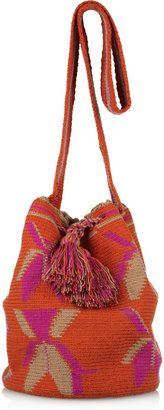 Wayuu Taya Foundation Mochilla knitted cotton crossbody bag