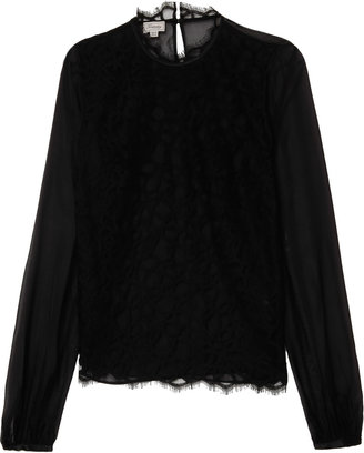 Temperley London Lily Lace LS Blouse