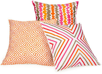 Trina Turk Geometric 20" Square Decorative Pillow