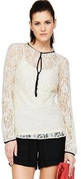 Definitions Corded Lace Shirt