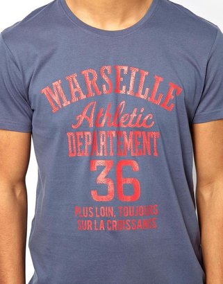 Solid !Solid T-Shirt With Athletic Dept Print