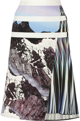 Peter Pilotto Printed stretch-woven skirt